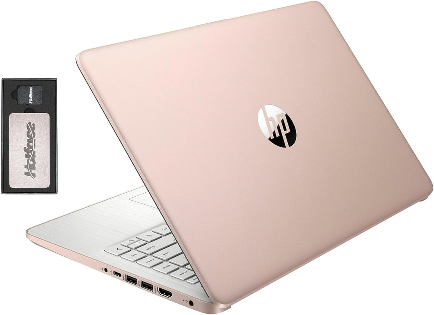 HP Stream 14" HD Brightview Laptop, Intel Celeron N4120, 16GB RAM, 288GB Storage (128GB Emmc + 160GB Docking Station Set), Intel UHD Graphics, 720P Webcam, Wi-Fi, 1 Year Office 365, Win 11 S, Silver
