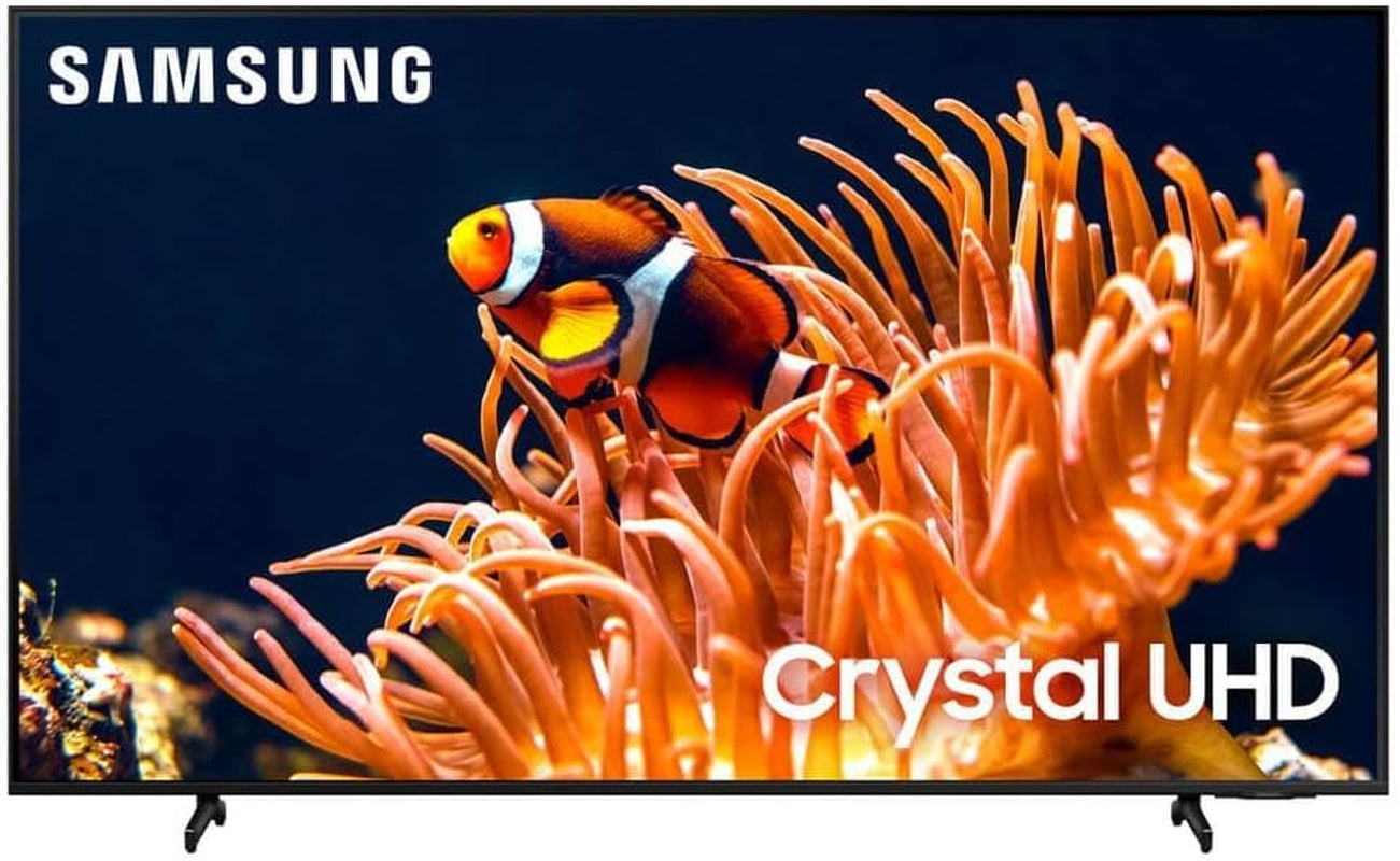 SAMSUNG 55-Inch Class 4K Crystal UHD DU8000 Series HDR Smart TV W/Object Tracking Sound Lite, Motion Xcelerator, Ultra Slim Design, Gaming Hub, Alexa Built-In (UN55DU8000, 2024 Model)