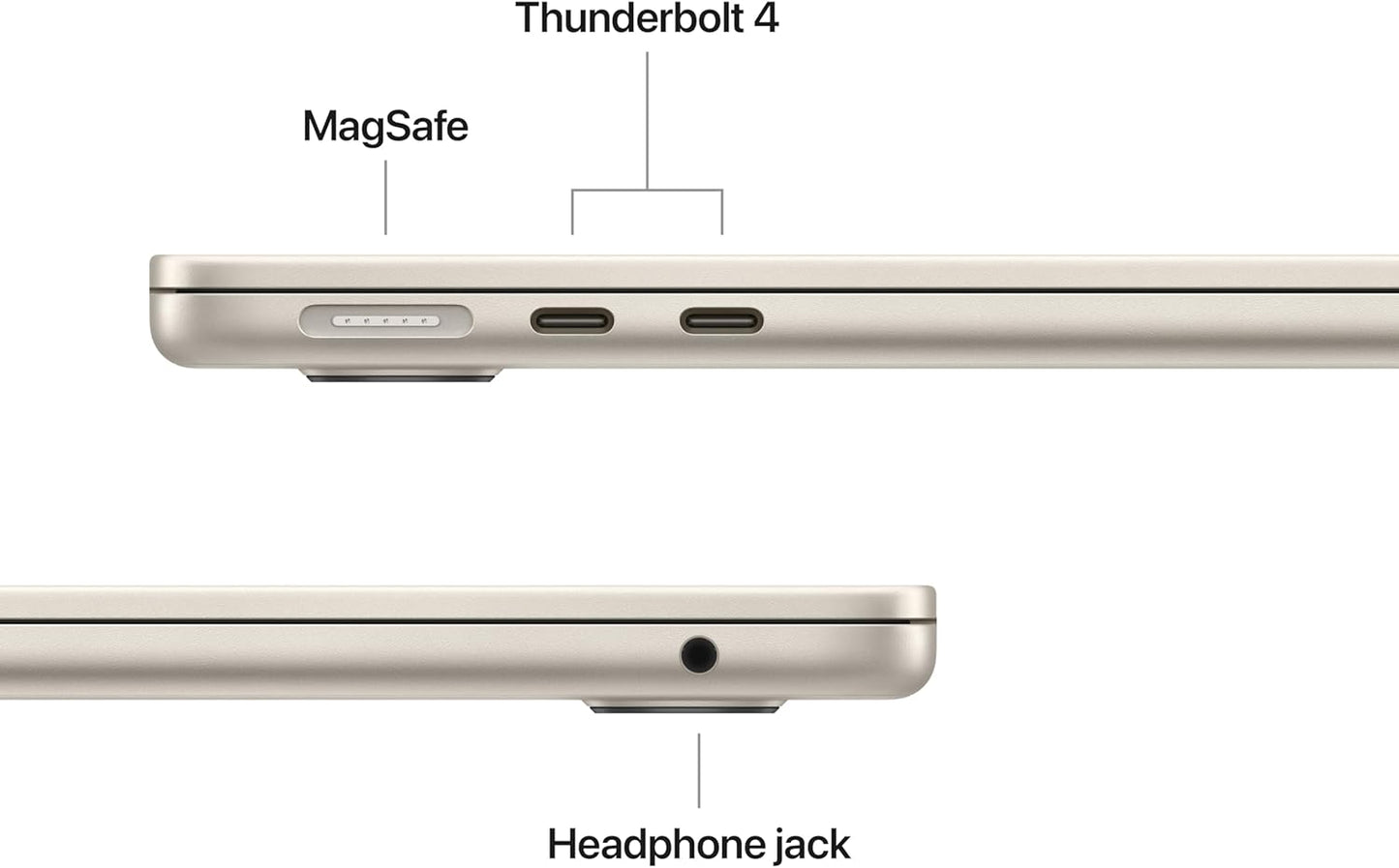 Apple 2025 Macbook Air 13-Inch Laptop with M4 Chip: Built for Apple Intelligence, 13.6-Inch Liquid Retina Display, 24GB Unified Memory, 512GB SSD Storage, Touch ID; Starlight with Applecare+ (3 Years)