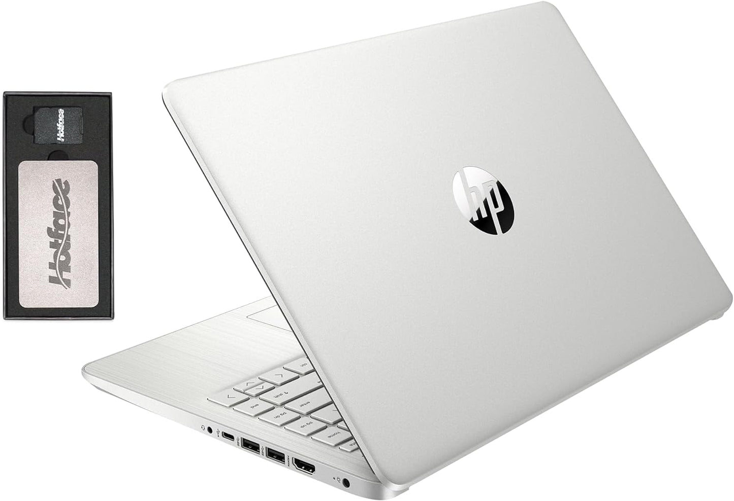 HP Stream 14" HD Brightview Laptop, Intel Celeron N4120, 16GB RAM, 288GB Storage (128GB Emmc + 160GB Docking Station Set), Intel UHD Graphics, 720P Webcam, Wi-Fi, 1 Year Office 365, Win 11 S, Silver