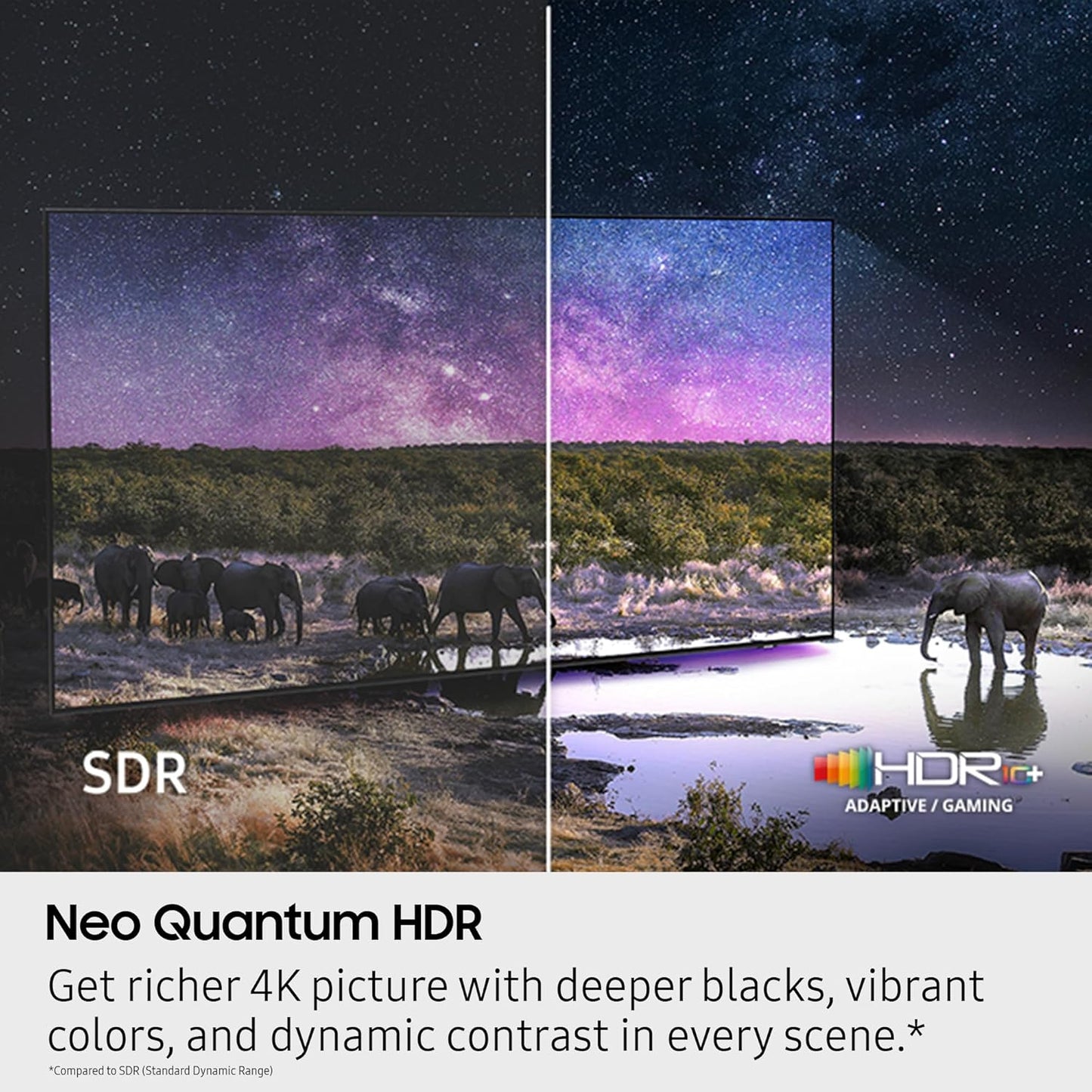SAMSUNG 65-Inch Class Neo QLED QN70F 4K Mini LED Smart TV (2025 Model) NQ4 AI Gen2 Processor, Quantum Matrix Technology Slim, Motion Xcelerator 144Hz, Samsung Vision AI, Alexa Built-In