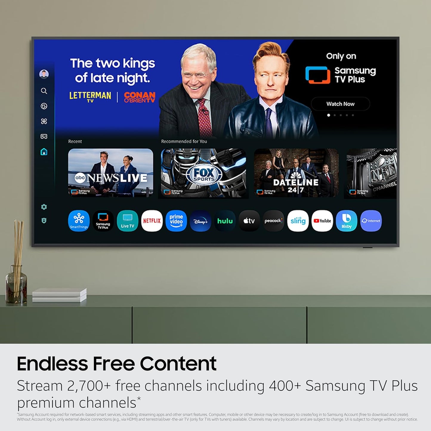 SAMSUNG 50-Inch Class the Frame LS03F 4K QLED Smart TV (2025 Model) Modern Frame Design, NQ4 AI Gen2 Processor, Art Mode, Artful Picture Quality, Samsung Vision AI, Alexa Built-In