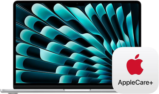 Apple 2025 Macbook Air 13-Inch Laptop with M4 Chip: Built for Apple Intelligence, 13.6-Inch Liquid Retina Display, 24GB Unified Memory, 512GB SSD Storage, Touch ID; Silver with Applecare+ (3 Years)