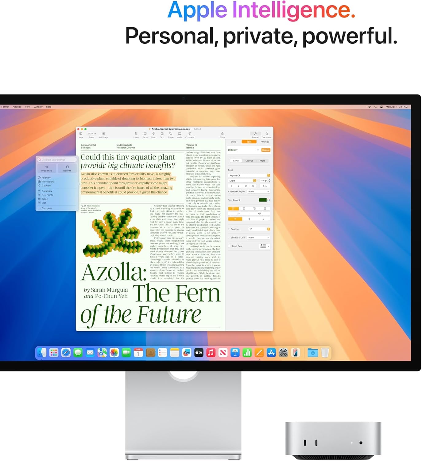 Apple 2024 Mac Mini Desktop Computer with M4 Chip with 10‑Core CPU and 10‑Core GPU: Built for Apple Intelligence, 16GB Unified Memory, 256GB SSD Storage, Gigabit Ethernet. Works with Iphone/Ipad
