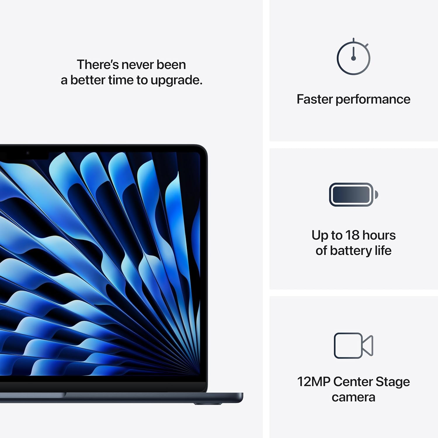 Apple MacBook Air 13-Inch (2025) - M4 Chip, 24GB Unified Memory, 1TB SSD Storage - Midnight