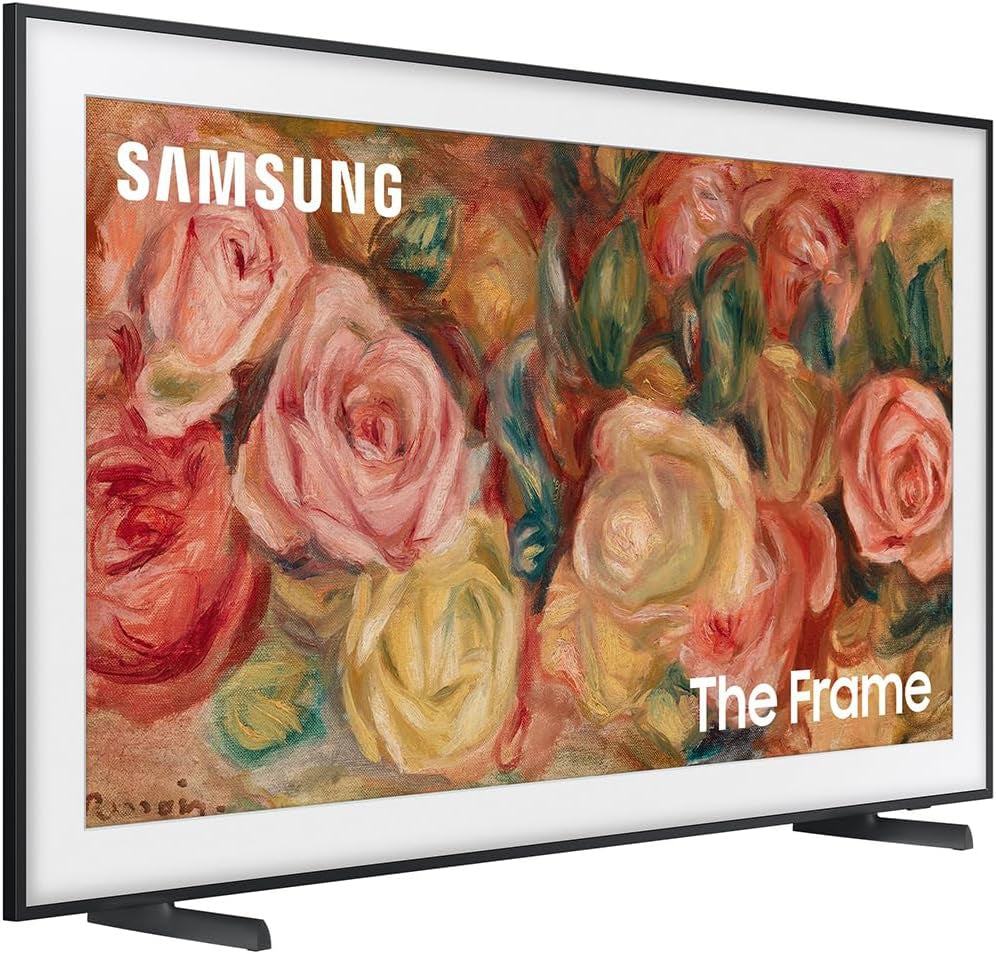 SAMSUNG 65-Inch Class QLED 4K LS03D the Frame Series Quantum HDR Smart TV W/Dolby Atmos, Art Mode, Anti-Reflection, Customizable Frame, Slim Fit Wall Mount with Alexa Built-In (QN65LS03D, 2024 Model)