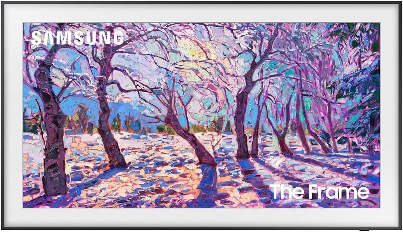 SAMSUNG 65-Inch Class QLED 4K LS03D the Frame Series Quantum HDR Smart TV W/Dolby Atmos, Art Mode, Anti-Reflection, Customizable Frame, Slim Fit Wall Mount with Alexa Built-In (QN65LS03D, 2024 Model)