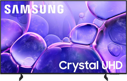 SAMSUNG 43-Inch Class Crystal UHD U8000F 4K Smart TV (2025 Model) Endless Free Content, Crystal Processor 4K, Metalstream Design, Knox Security, Alexa Built-In