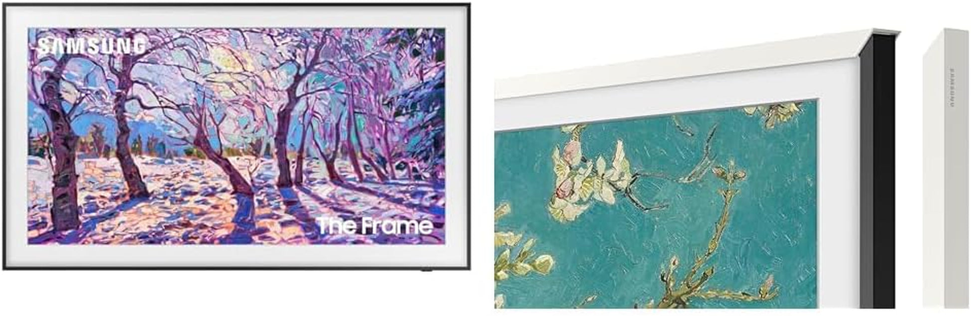SAMSUNG 65-Inch Class QLED 4K LS03D the Frame Series Quantum HDR Smart TV W/Dolby Atmos, Art Mode, Anti-Reflection, Customizable Frame, Slim Fit Wall Mount with Alexa Built-In (QN65LS03D, 2024 Model)
