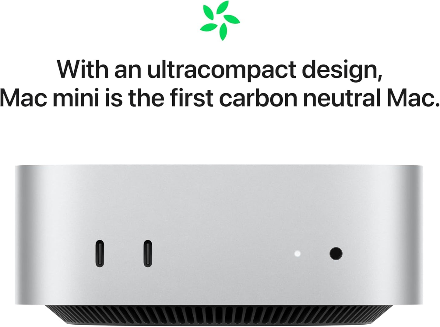 Apple 2024 Mac Mini Desktop Computer with M4 Chip, 10-Core CPU and GPU, 16GB Unified Memory, 256GB SSD Storage, Gigabit Ethernet, Compatible with iPhone and iPad