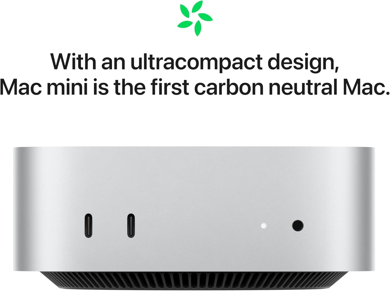Apple 2024 Mac Mini Desktop Computer with M4 Chip, 10-Core CPU and GPU, 16GB Unified Memory, 256GB SSD Storage, Gigabit Ethernet, Compatible with iPhone and iPad