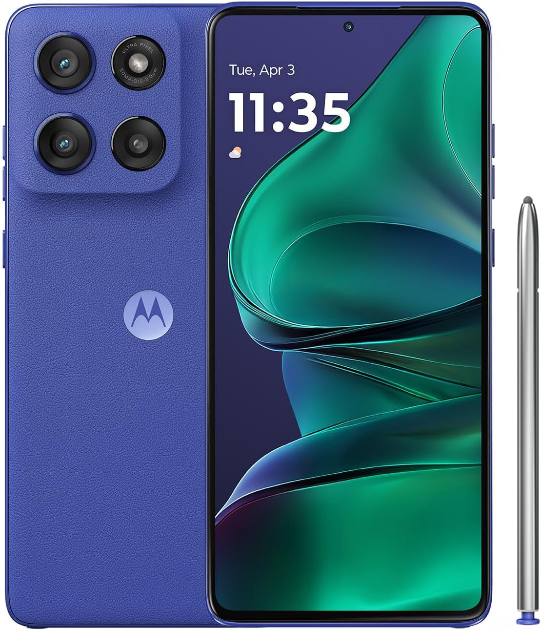 Motorola Moto G Stylus - 2025 | Unlocked | Made for US 8/256GB | 50MP Camera | Pantone Gibraltar Sea