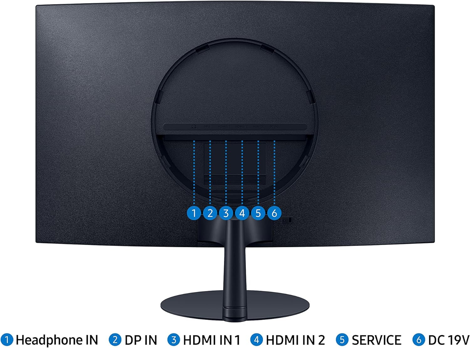SAMSUNG 27-Inch S39C Series FHD Curved Gaming Monitor, 75Hz, AMD Freesync, Game Mode, Advanced Eye Comfort, Frameless Display, Built in Speakers, Slim Metal Stand, LS27C392EANXGO, 2023, Black