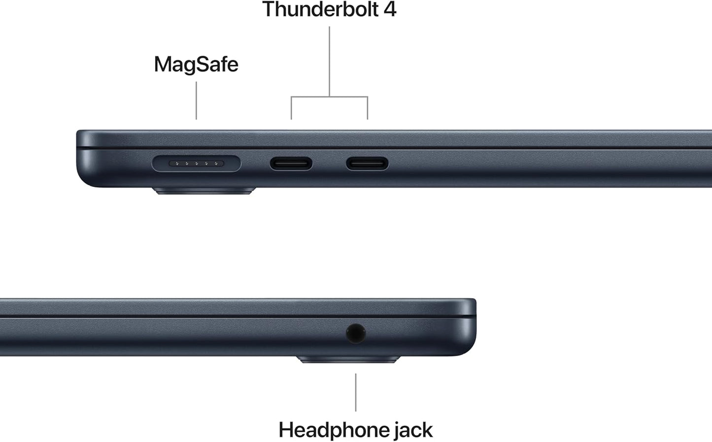 Apple MacBook Air 13-Inch (2025) - M4 Chip, 24GB Unified Memory, 1TB SSD Storage - Midnight