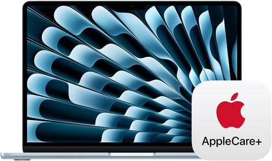 Apple 2025 Macbook Air 13-Inch Laptop with M4 Chip: Built for Apple Intelligence, 13.6-Inch Liquid Retina Display, 24GB Unified Memory, 512GB SSD Storage, Touch ID; Sky Blue with Applecare+ (3 Years)