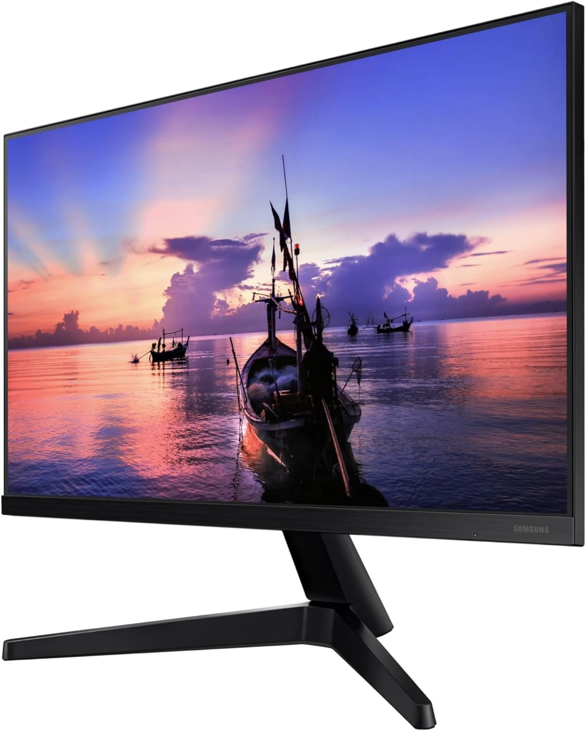 Samsung 27' T35F Series FHD 1080P Computer Monitor, 75Hz, IPS Panel, HDMI, VGA (D-Sub), AMD Freesync, Wall Mountable, Game Mode, 3-Sided Border-Less, Eye Care, LF27T350FHNXZA