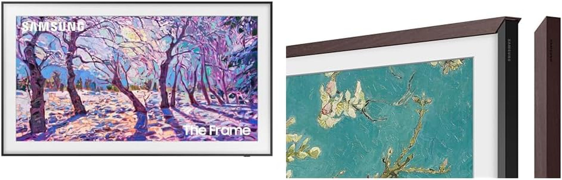SAMSUNG 65-Inch Class QLED 4K LS03D the Frame Series Quantum HDR Smart TV W/Dolby Atmos, Art Mode, Anti-Reflection, Customizable Frame, Slim Fit Wall Mount with Alexa Built-In (QN65LS03D, 2024 Model)