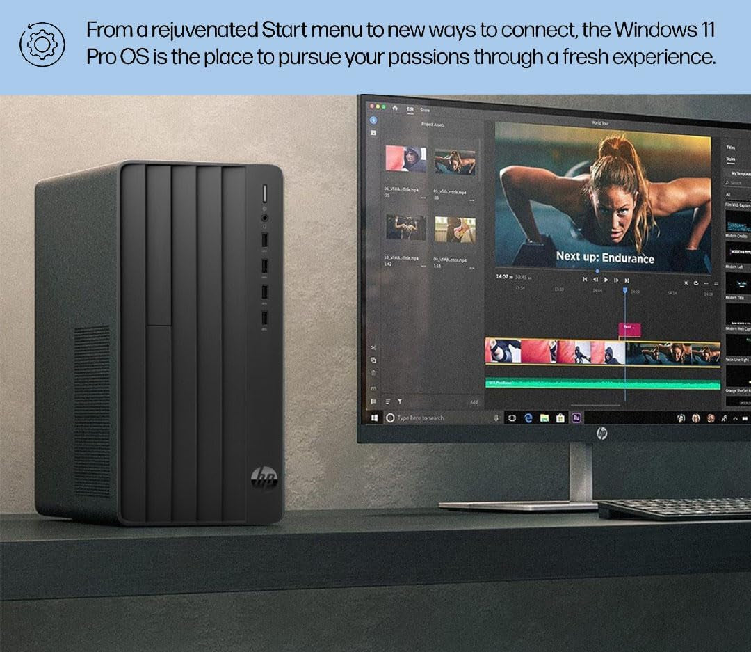 HP Pro Tower 290 G9 Business Desktop, 13Th Gen Intel 4-Core Processor (Beats Core I7-9700), 64GB RAM, 2TB Pcie SSD, 2-Monitor Support 4K, HDMI, VGA, Wi-Fi, Windows 11 Pro, Black