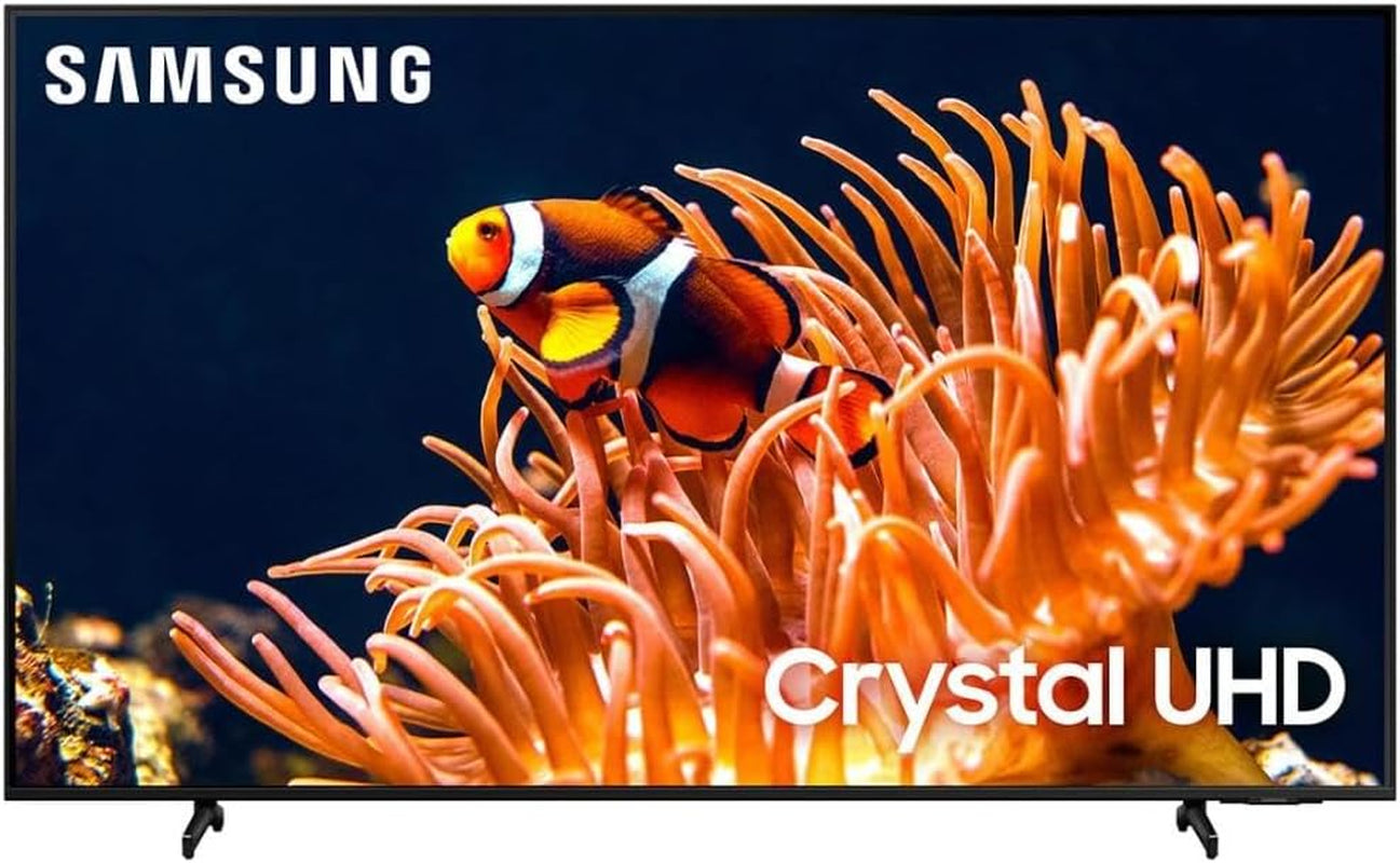 SAMSUNG 55-Inch Class 4K Crystal UHD DU8000 Series HDR Smart TV W/Object Tracking Sound Lite, Motion Xcelerator, Ultra Slim Design, Gaming Hub, Alexa Built-In (UN55DU8000, 2024 Model)