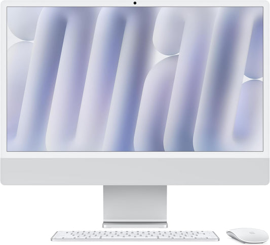 Apple 2024 Imac All-In-One Desktop Computer with M4 Chip with 10-Core CPU and 10-Core GPU: Built for Apple Intelligence, 16GB Unified Memory, 1TB SSD Storage - Silver