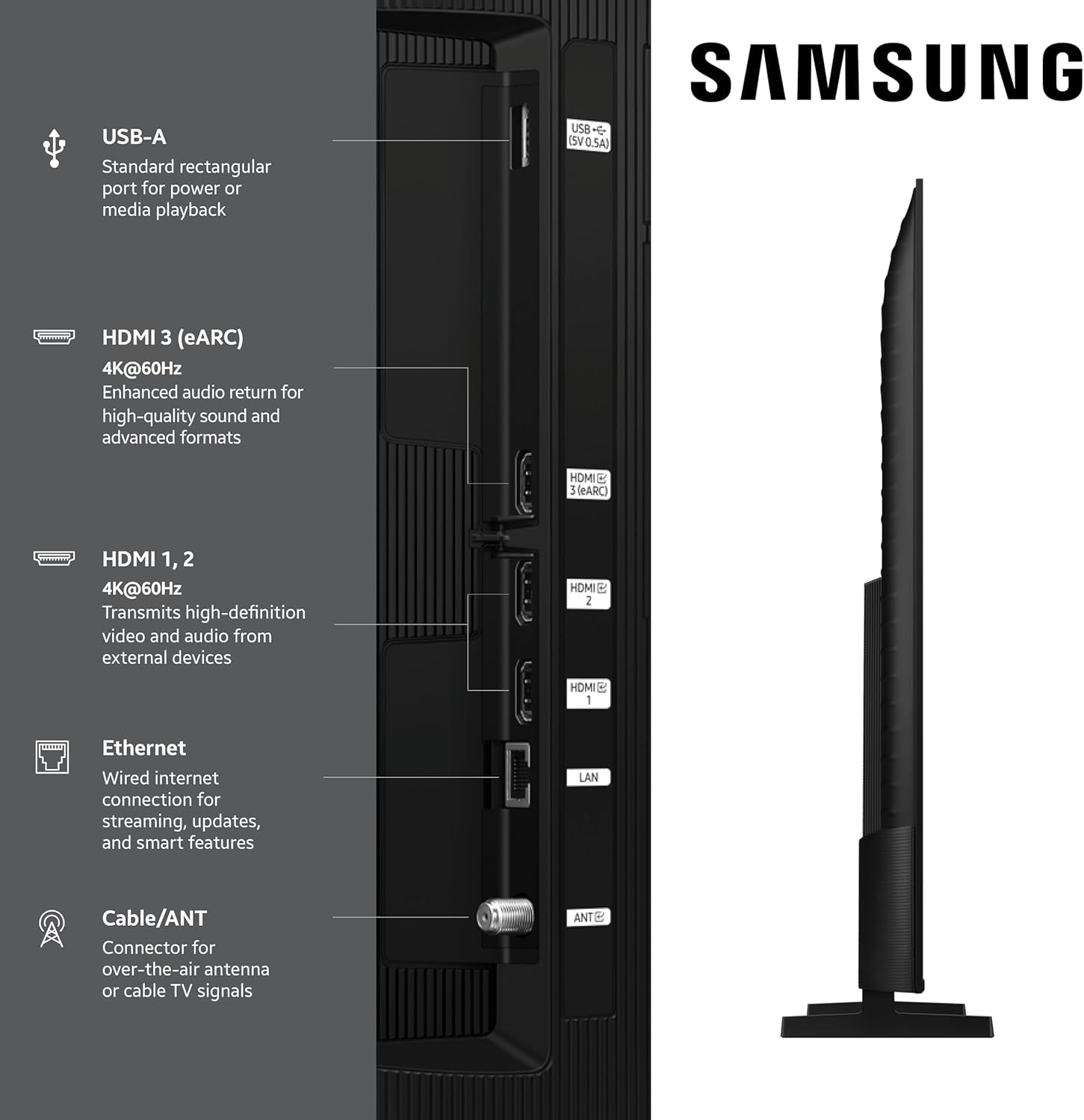 SAMSUNG 65-Inch Class QLED Q7F Series Samsung Vision AI Smart TV (2025 Model, 65Q7F) Quantum HDR, Object Tracking Sound Lite, Q4 AI Gen1 Processor, 4K Upscaling, Gaming Hub, Alexa Built-In