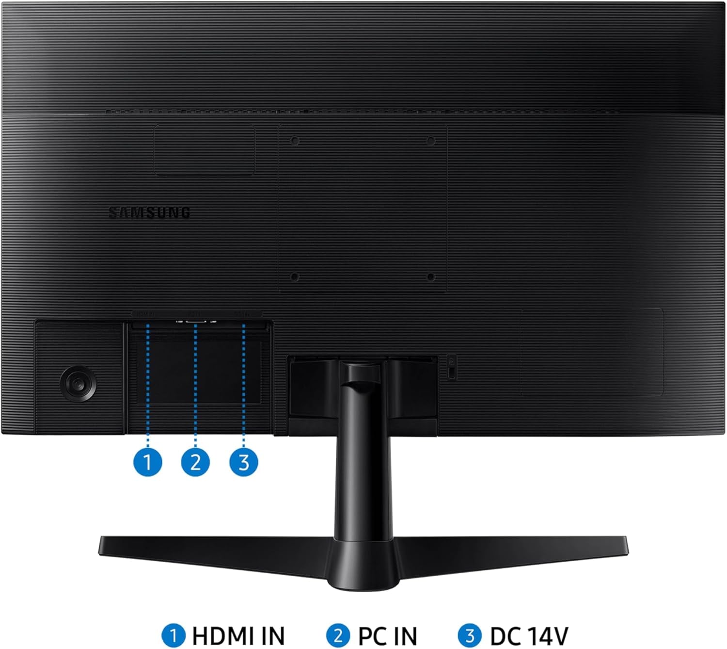 Samsung 27' T35F Series FHD 1080P Computer Monitor, 75Hz, IPS Panel, HDMI, VGA (D-Sub), AMD Freesync, Wall Mountable, Game Mode, 3-Sided Border-Less, Eye Care, LF27T350FHNXZA