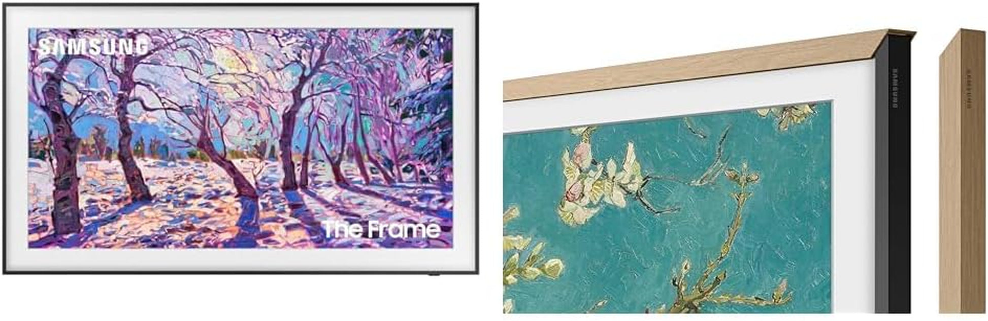 SAMSUNG 65-Inch Class QLED 4K LS03D the Frame Series Quantum HDR Smart TV W/Dolby Atmos, Art Mode, Anti-Reflection, Customizable Frame, Slim Fit Wall Mount with Alexa Built-In (QN65LS03D, 2024 Model)