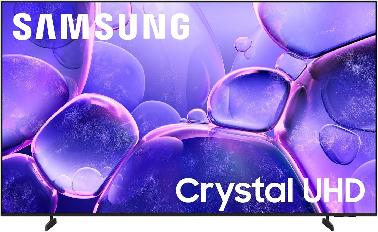 SAMSUNG 43-Inch Class Crystal UHD U8000F 4K Smart TV (2025 Model) Endless Free Content, Crystal Processor 4K, Metalstream Design, Knox Security, Alexa Built-In
