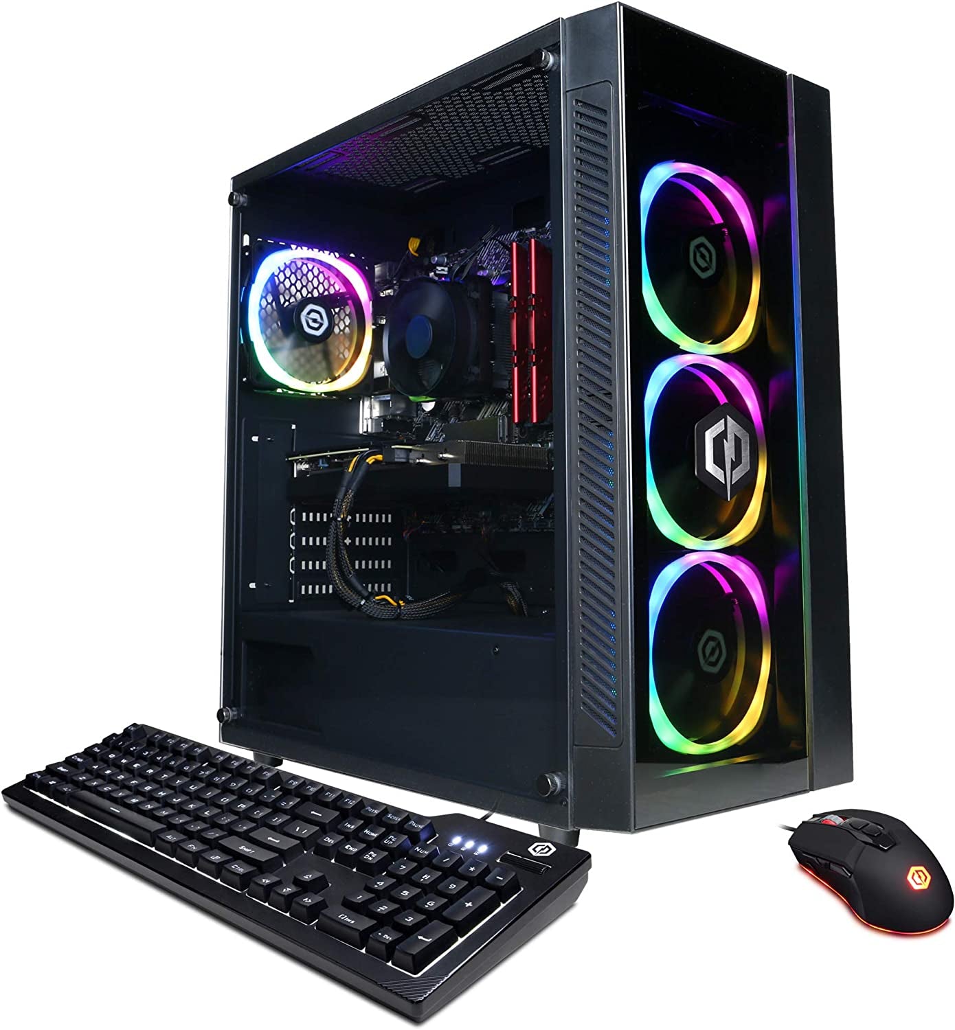 Cyberpowerpc Gamer Xtreme VR Gaming PC, Intel Core I7-12700F 2.1Ghz, Geforce RTX 3060 12GB, 16GB DDR4, 1TB Nvme SSD, Wifi & Win 11 Home (Gxivr8040A12), Black