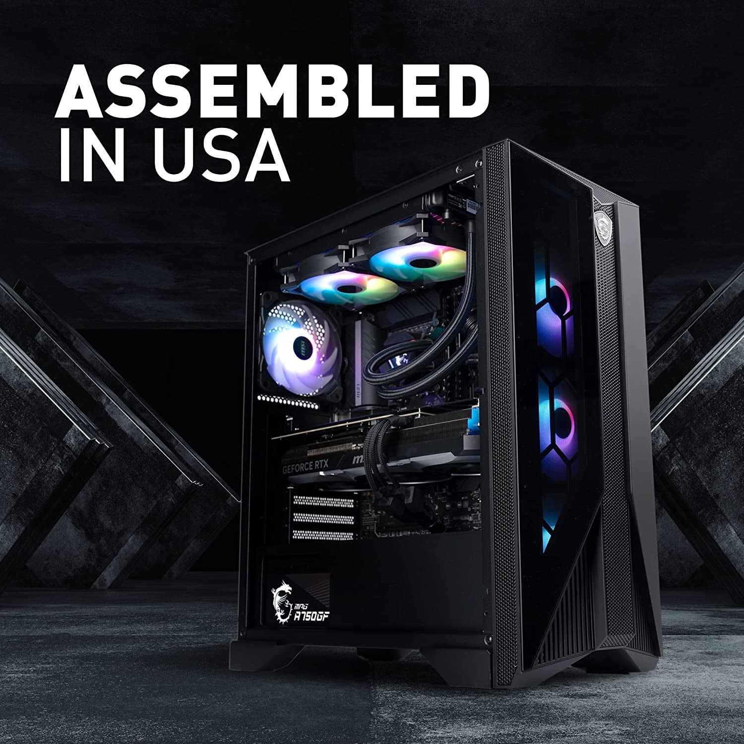 MSI Aegis RS Gaming Desktop: Intel Core I7-13700Kf, RTX 4070, 32GB DDR5, 2TB M.2 Nvme, Liquid Cooling, Wifi 6E, Keyboard & Mouse, DIY Friendly, Windows 11 Home-Adv: 13NUE-450US