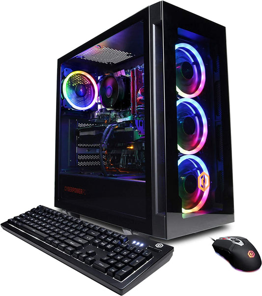 Cyberpowerpc Gamer Xtreme VR Gaming PC, Intel Core I7-12700F 2.1Ghz, Geforce RTX 3060 12GB, 16GB DDR4, 1TB Nvme SSD, Wifi & Win 11 Home (Gxivr8040A12), Black