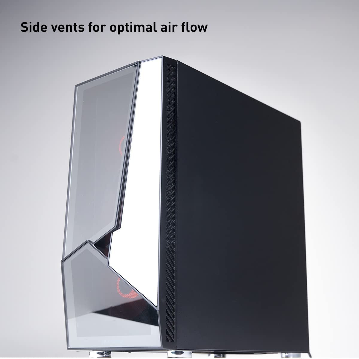 Ibuypower Pro Gaming PC Computer Desktop Slatemr 2130V2 (AMD Ryzen 5 4500 3.6 Ghz, Radeon RX 560 4 GB, 8 GB DDR4 RAM, 500 GB Nvme SSD, Wifi Ready, Windows 11 Home)