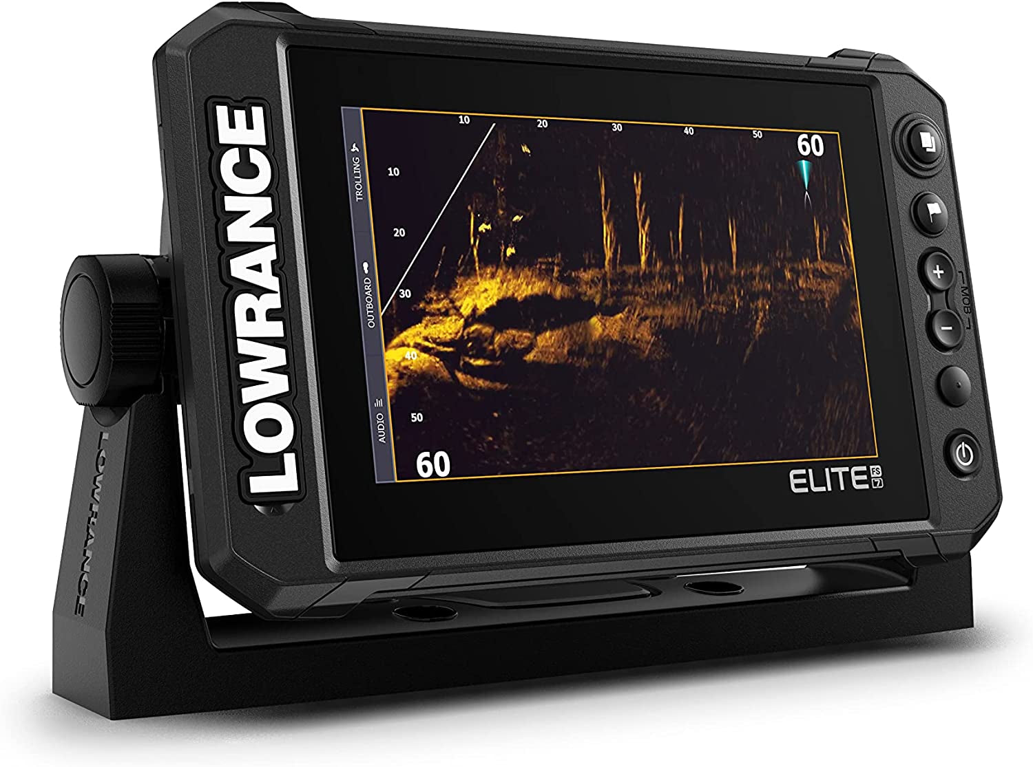 Elite FS 7 Fish Finder (No Transducer) with Preloaded C-MAP Contour+ Charts