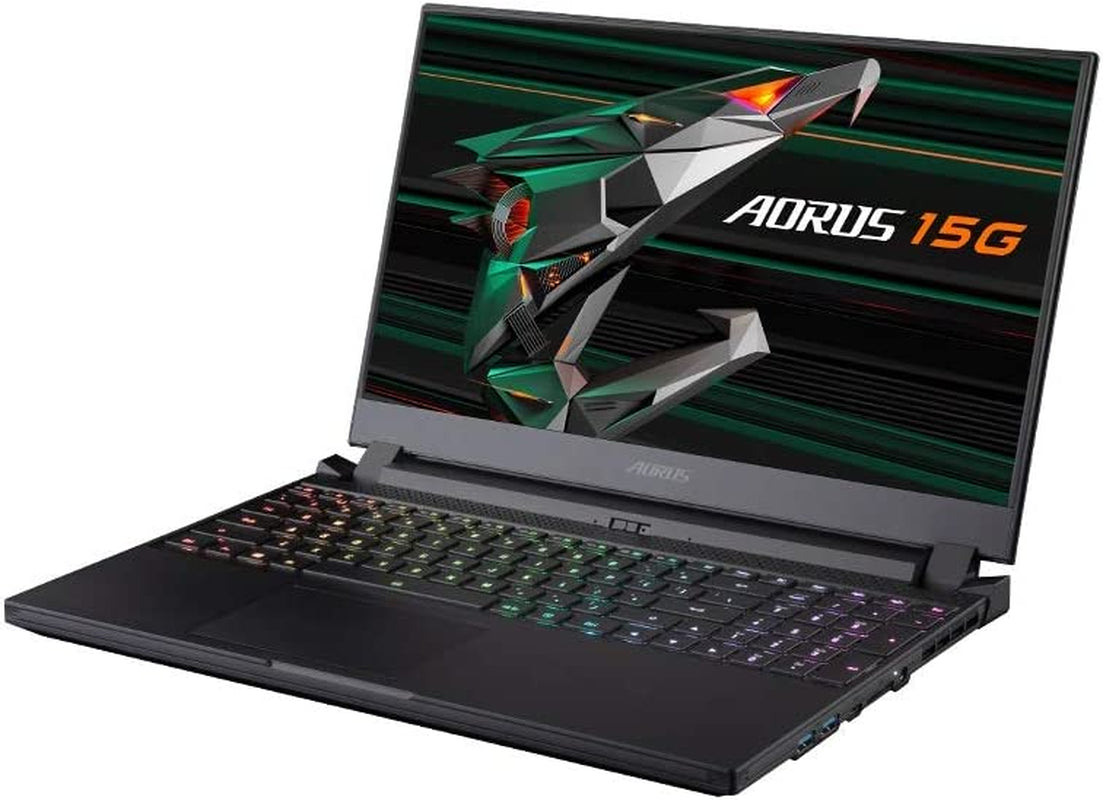 CUK AORUS 15G by Gigabyte 15 Inch Gamer Notebook (Intel Core I7, 64GB RAM, 2X2TB Nvme SSD, NVIDIA Geforce RTX 3080 8GB, 15.6" FHD 240Hz IPS, Windows 10 Home) Gaming Laptop Computer