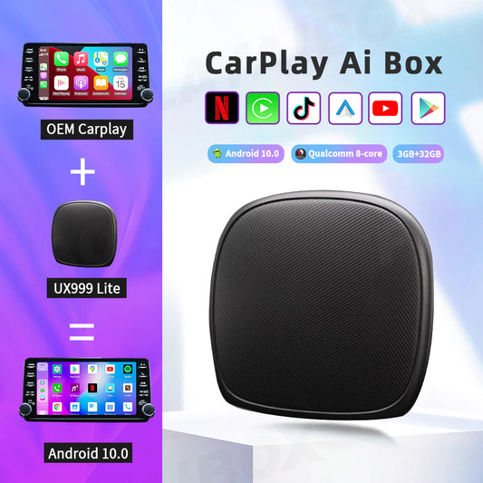 Carplay Ai Box Android 13 Netflix Iptv Spotify Wireless Android Auto Car Multimedia Play Ux999Lite for Volvo Ford Benz VW KIA