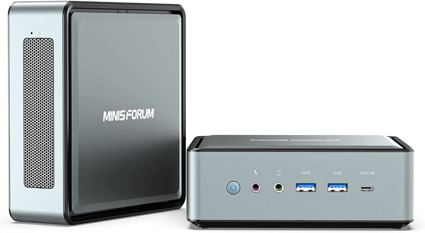 MINISFORUM NUCX I7 Mini Gaming PC Intel Core I7 11800H 32GB DDR4 1TB SSD NVIDIA Geforce RTX 3070 Windows 11 Pro Mini Desktop Computer, 1 X HDMI & 1 X Thunderbolt 4,3X USB3.2, Wi-Fi 6, BT5.2