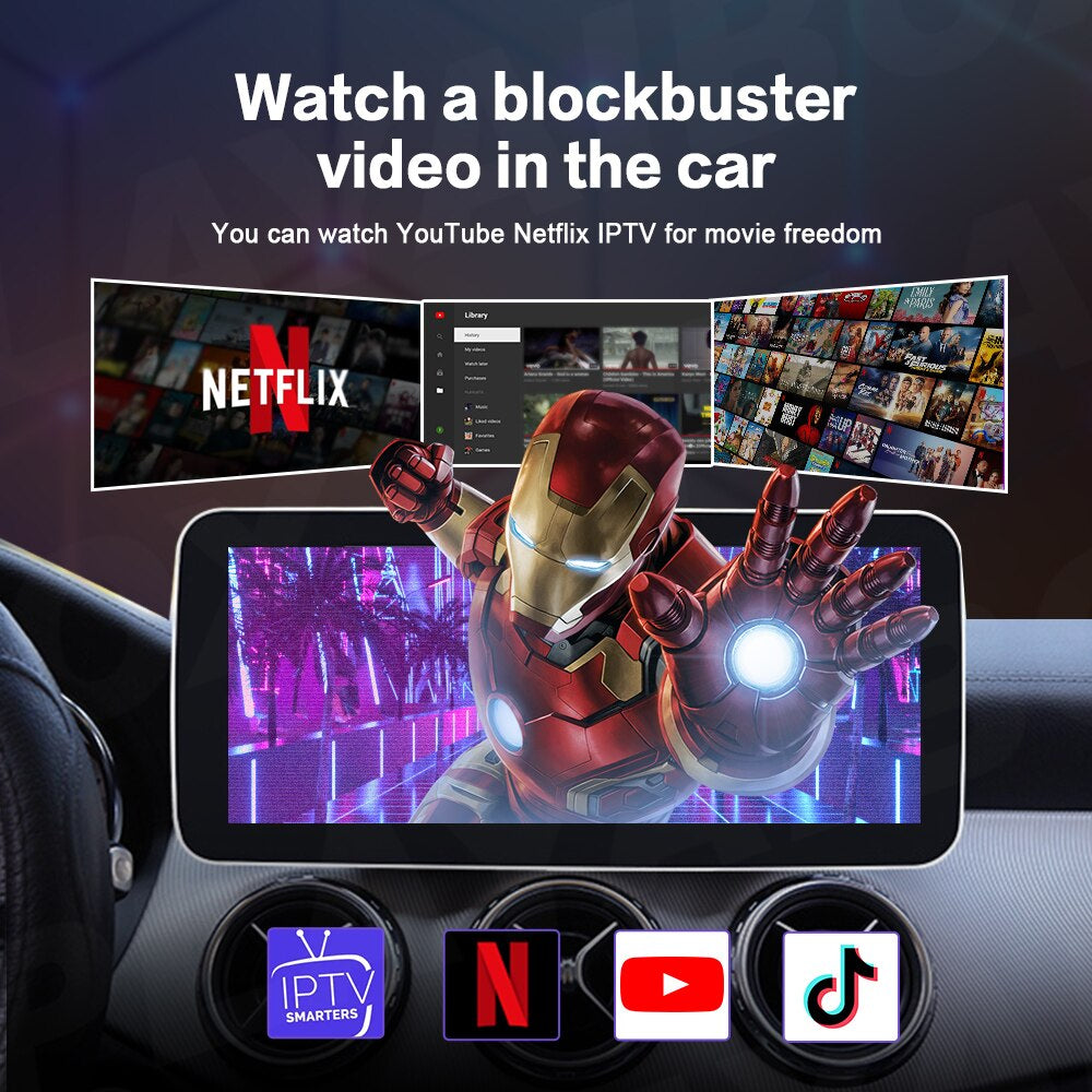 Carplay Android Tv Box 13 System 2023 Netflix Iptv Android Auto Wireless UX999 Ultra QCM662 8GB+128GB for OEM Car with Car Play