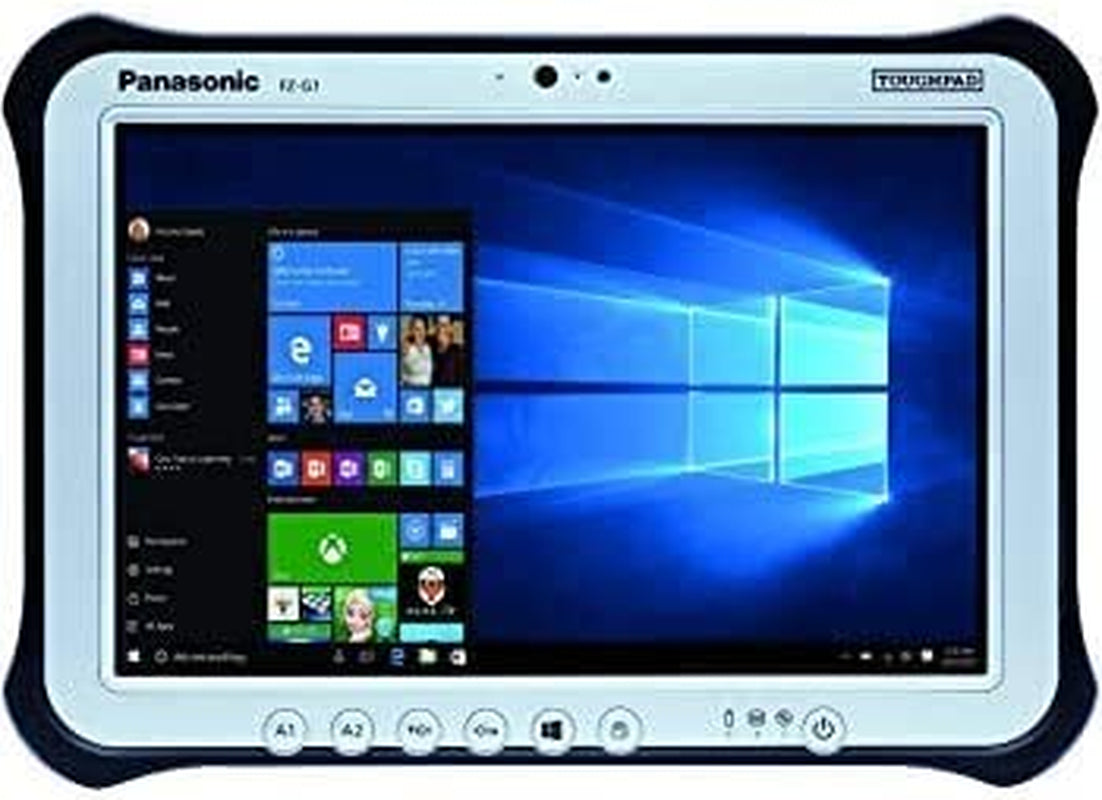 Panasonic Toughpad G1, FZ-G1 MK2, Intel Core I5-4310U @2.0Ghz, 8GB, 128GB SSD, 10.1-Inch WUXGA Multi Touch + Digitizer, Wifi, Bluetooth, Webcam, Windows 10 Pro, 4G LTE, Barcode Reader (Renewed)