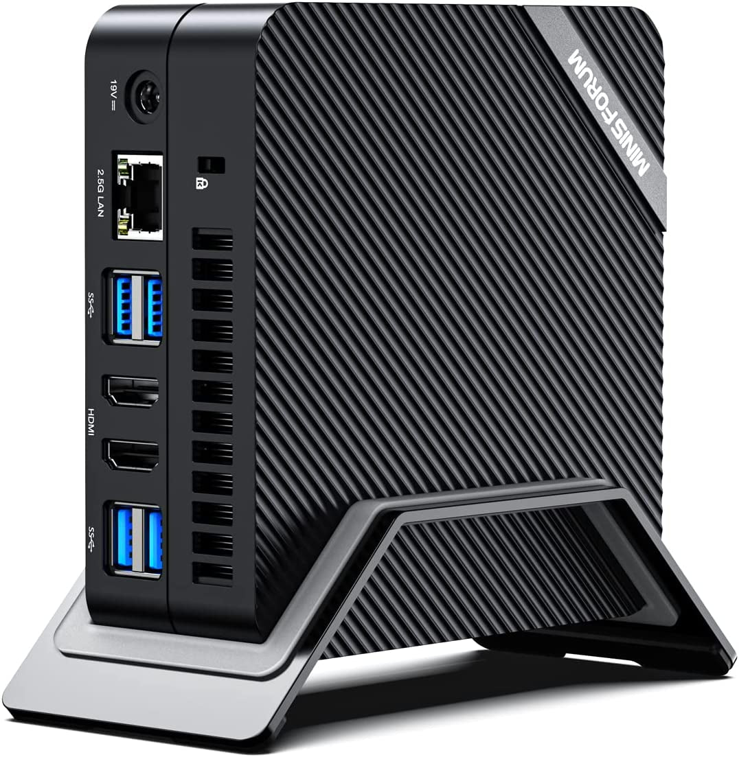 MINISFORUM NUCX I7 Mini Gaming PC Intel Core I7 11800H 32GB DDR4 1TB SSD NVIDIA Geforce RTX 3070 Windows 11 Pro Mini Desktop Computer, 1 X HDMI & 1 X Thunderbolt 4,3X USB3.2, Wi-Fi 6, BT5.2