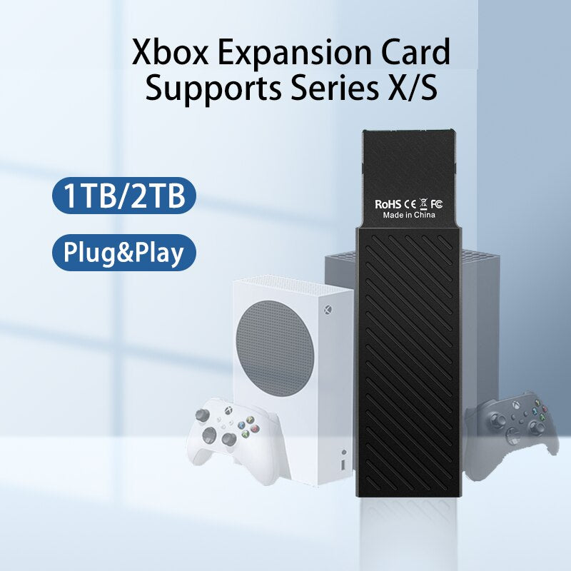 Xbox Expansion Storage Card 1TB 2TB External Portable Solid State Drive - Pcie Gen 4.0 SSD for Xbox Series X|S