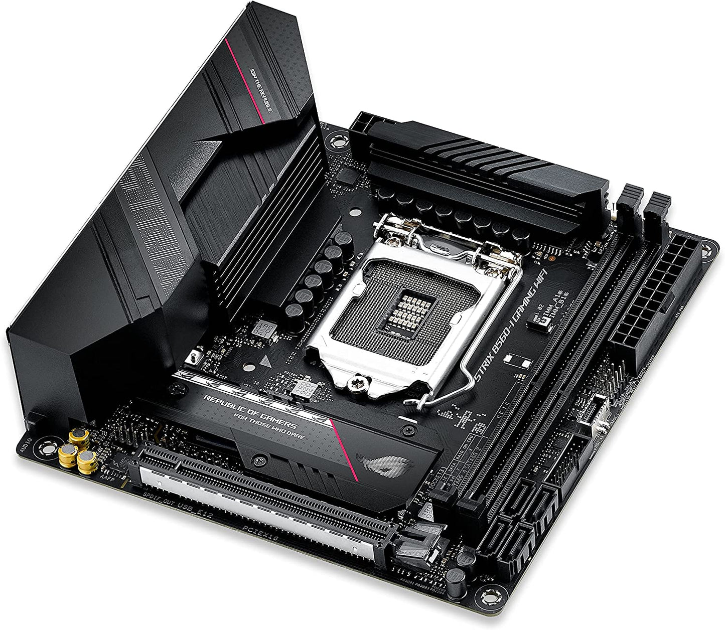 CUK  ROG Strix B560-I Gaming Wifi Intel B560 LGA 1200 Wifi 6 Aura Sync RGB 130W Mini-Itx Motherboard - Bulk OEM Packaged