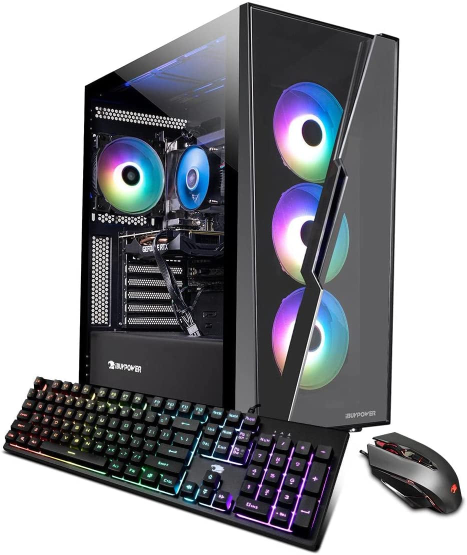 Ibuypower Pro Gaming PC Computer Desktop Slatemr 2150V2 (Intel Core I5 12400F 2.5 Ghz, Geforce GTX 1650 4GB, 8 GB DDR4 RAM, 500 GB Nvme SSD, Wifi Ready, Windows 11 Home)