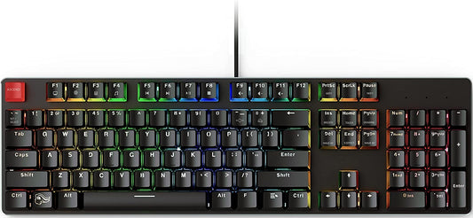 Glorious Custom Gaming Keyboard - GMMK 100% Percent Full Size - USB Wired Mechanical Keyboard - RGB Hot Swappable Switches & Keycaps - Black Metal Top Plate