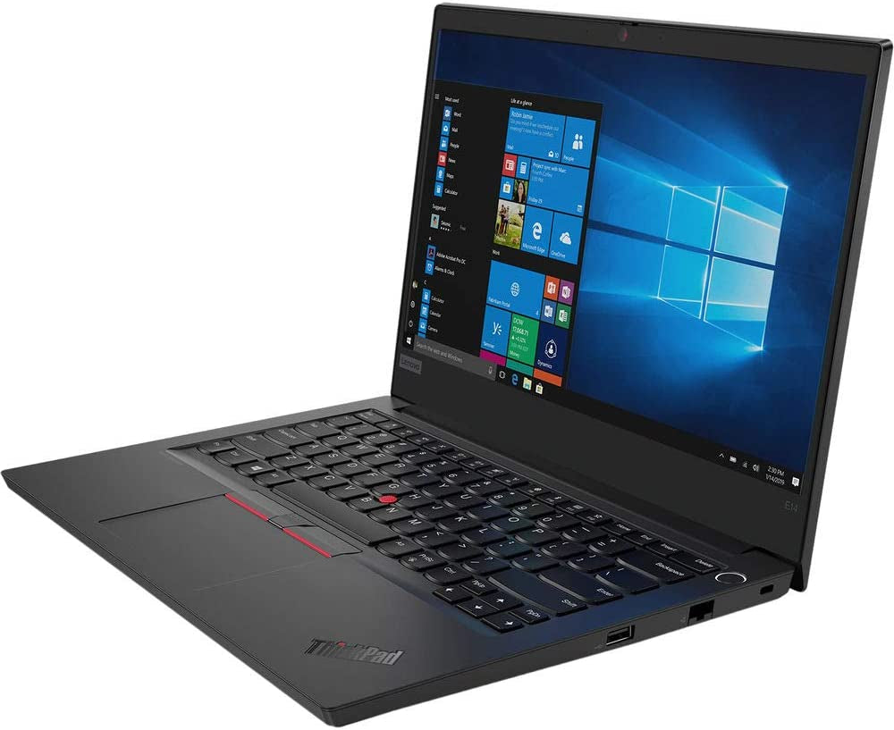 2022 Thinkpad E14 14" FHD (16GB DDR4 RAM, 1TB Pcie M.2 SSD, Intel 4-Core I5-10210U(Beat I7-8550U)) Full HD 1080P IPS Business Laptop, Type-C, Webcam, IST HDMI Cable, Windows 10/11 Pro