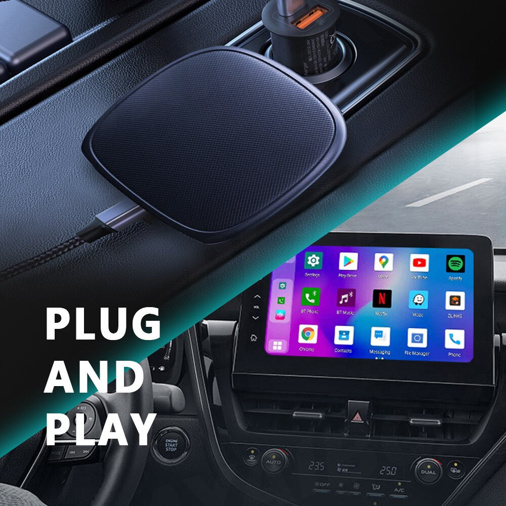 Carplay Ai Box Android 13 Netflix Iptv Spotify Wireless Android Auto Car Multimedia Play Ux999Lite for Volvo Ford Benz VW KIA