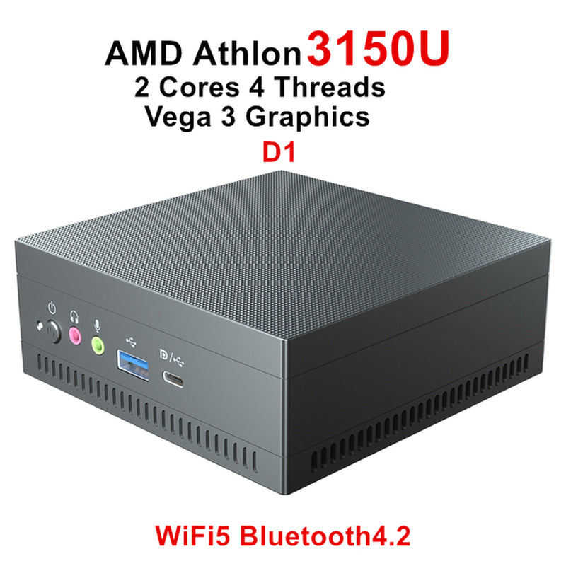 TOPTON NUC Mini PC AMD Ryzen 7 4800U 5600U Windows 11 Pro Vega Graphic 2*DDR4 Nvme SSD Desktop Gaming Computer 3X4K HTPC Wifi B