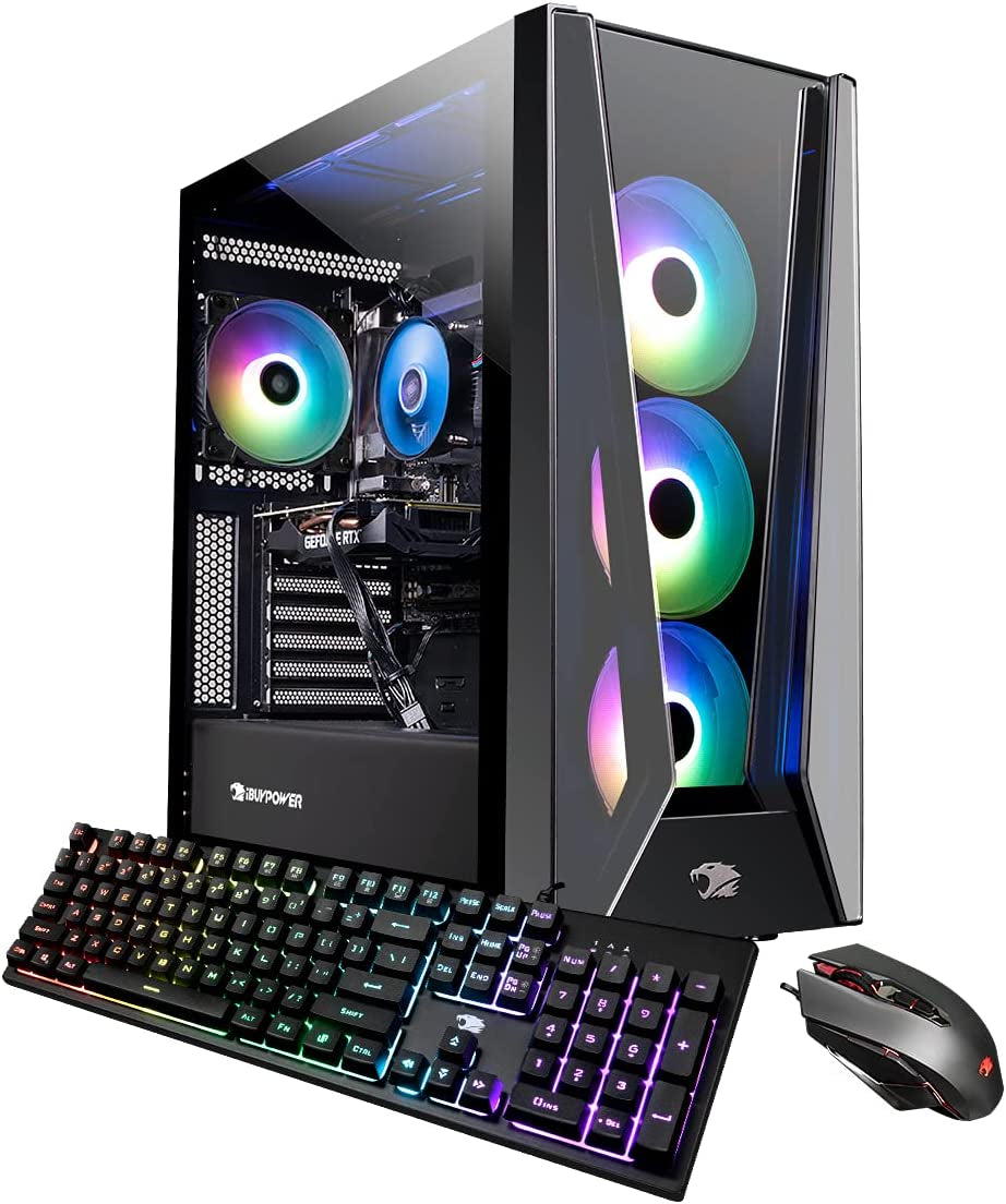 Ibuypower Pro Gaming PC Computer Desktop Slatemr 2150V2 (Intel Core I5 12400F 2.5 Ghz, Geforce GTX 1650 4GB, 8 GB DDR4 RAM, 500 GB Nvme SSD, Wifi Ready, Windows 11 Home)